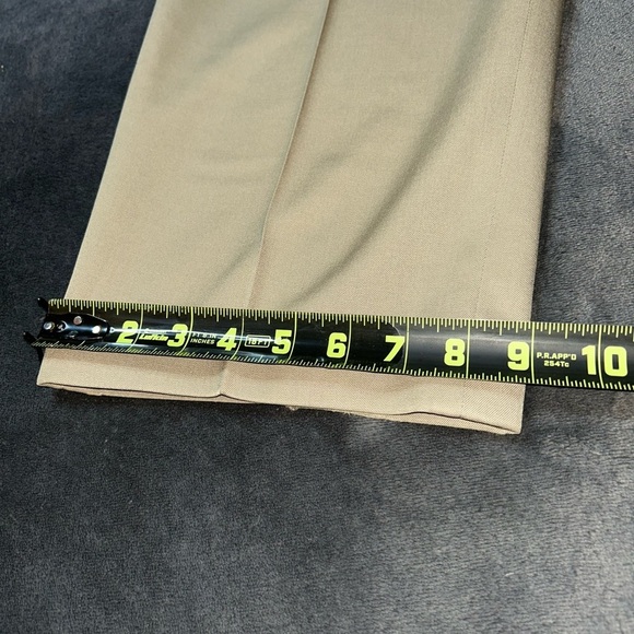 Nordstrom JB Britches Size 36W Khaki Pleated Front Business Wedding Dress Pants - Picture 5 of 11